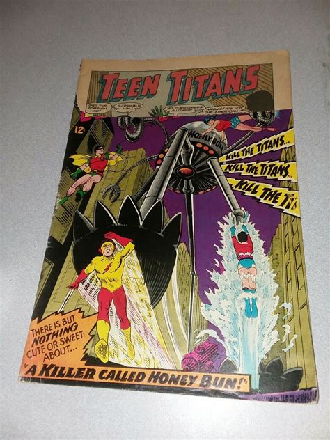 Teen Titans A Killer Called Honey Bun Dc Comics Silver Age Nick