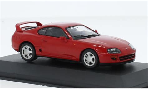 Diecast Model Cars Toyota Supra 1 43 Solido Mk4 A80 Red 2001 Uk