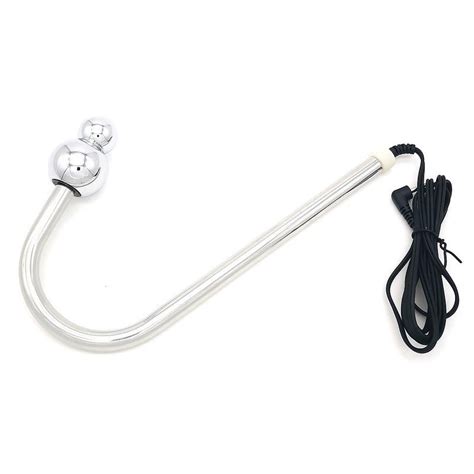 Bipolar Metal Electric Shock Anal Hook For Intense Play