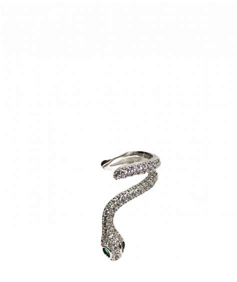 Irean Semijoias Brinco Ear Cuff Cobra Unilateral Pedras Micro