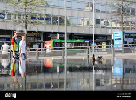 Stock Photo Of Nottingham Market Square Stock Photo Alamy