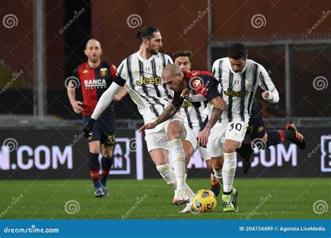 Genoa Cfc Vs Juventus Fc Editorial Stock Image Image Of Player