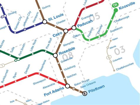 Major Rivers Of The U S Mapped As Subway And Bus Lines Bloomberg