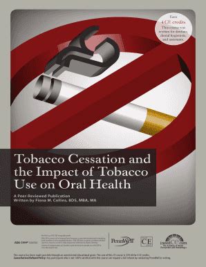 Fillable Online Chfs Ky Tobacco Cessation And The Impact Of Tobacco Use