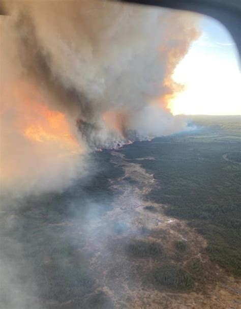 Wildfire That Triggered Evacuation Of Fort Nelson B C Caused By