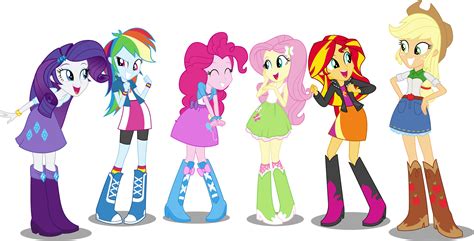 Mane 6 Eqg By Twls7551 Mane Girl Artist Equestria Girls