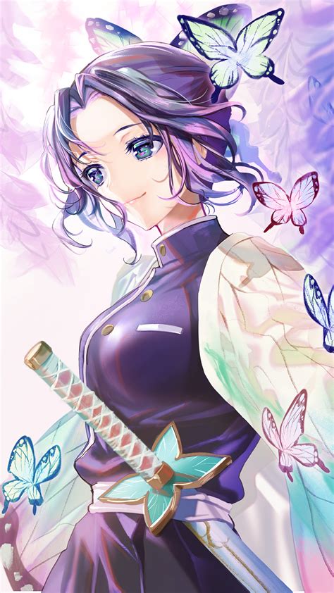 Shinobu Butterflies Kimetsu No Yaiba 4k Hd Phone Wallpaper Rare Gallery