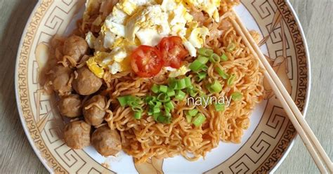 Resep Mie Goreng Keju Pedas Ala An Nesha Oleh Naynay Cookpad