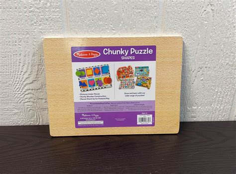 Melissa & Doug Chunky Puzzle, Shapes