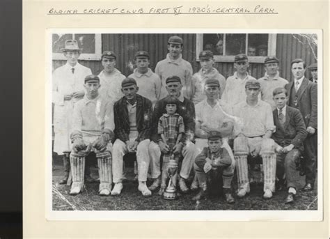 Blaina Cricket Club First Xi 1930s Central Park Ball Photo Group
