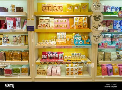 Seoul South Korea Circa June 2017 Goods On Display At Holika