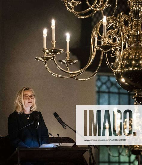 AMSTERDAM Outgoing Deputy Prime Minister Sigrid Kaag Gives A Speech