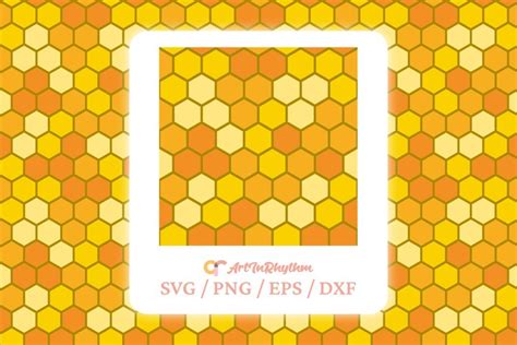 Honeycomb Svg Silhouette Pattern Drip Free Design Bundles