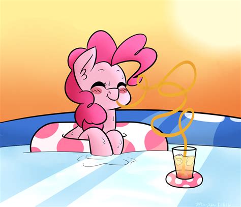 1228699 Safe Artist Melodicmarzipan Pinkie Pie Bendy Straw