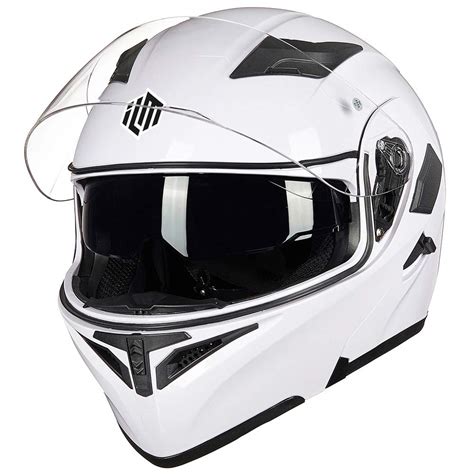 Snapklik Ilm Motorcycle Dual Visor Flip Up Modular Full Face