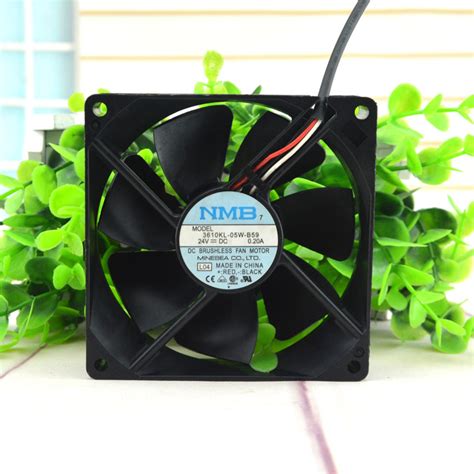 New Original Afb1224vhe 24v 057a 12cm 12038 2 Wire Inverter Cooling Fan Qihaobuy