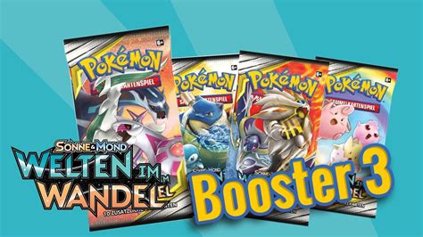 Pok Mon Booster Opening Welten Im Wandel Youtube