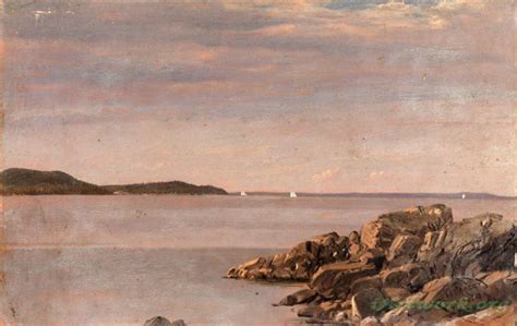 Frederic Edwin Church Mt Desert Island Maine Coast Painting