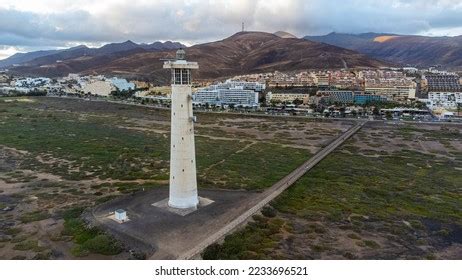 Aerial View Morro Jable Lighthouse Built Stock Photo 2233696521