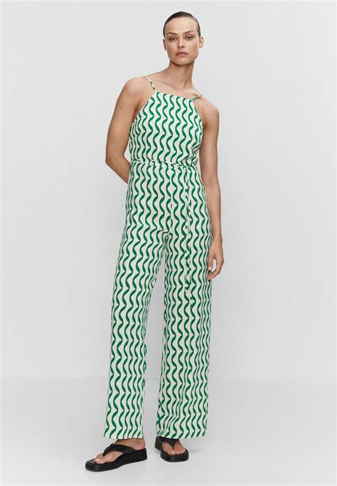 One Piece Suit Fe Green Mango Jumpsuits Playsuits Superbalist