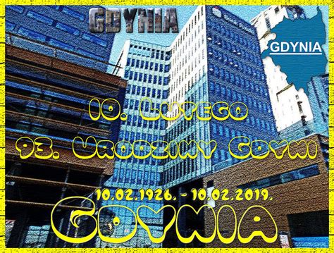 Foto I Grafika Blog Graficzny Gdynia Marzenna Urodziny Gdyni