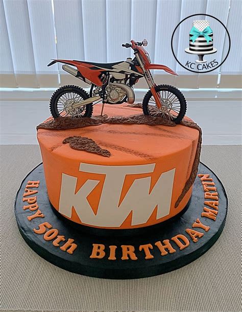 Dirt Bike Ktm Cake Boy Birthday Cake Cake 50th Birthday Cake