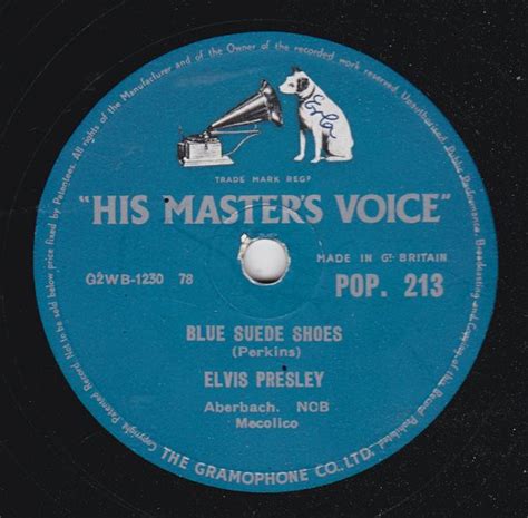 Elvis Presley Blue Suede Shoes Tutti Frutti 1956 Shellac Discogs