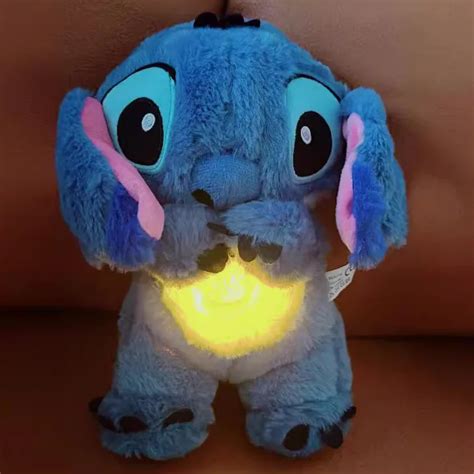 28cm Anime Disney Stitch Pl Sch Puppe Mit Beleuchtung Musik Airbag