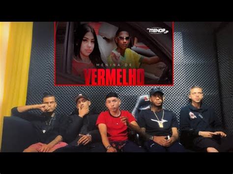 OS MELO REACT MC MENOR JP MENINA DE VERMELHO YouTube