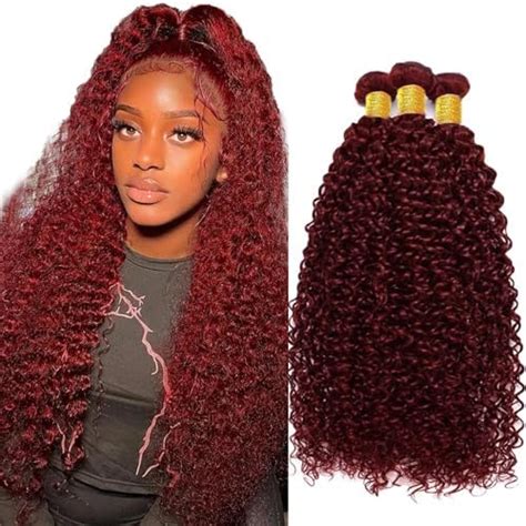 Amazon Labamiya Deep Wave Burgundy 99J Human Hair Bundles