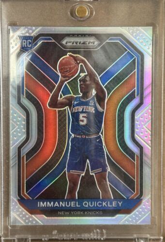 IMMANUEL QUICKLEY RC 2020 21 PANINI PRIZM ROOKIE SILVER PRIZM 296