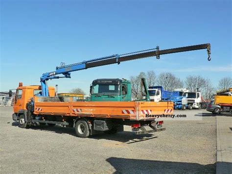 Man 12 220 4x2 Flatbed With 9 Meters Mkg Crane 2001 Truck Mounted Crane