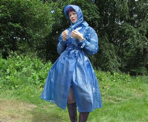 Pvc Raincoat Plastic Raincoat Mantel Cape Rain Wear Head Scarf