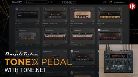 Tonex Pedal With Tonenet Youtube