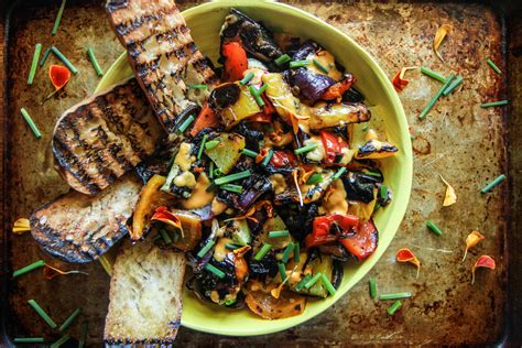 Roasted Vegetable Salad With Vinaigrette