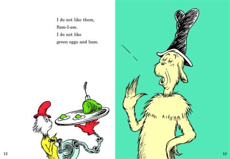 Dr Seuss Green Eggs And Ham Sam I Am
