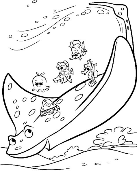 Finding Dory Coloring Pages Coloringpagesonly