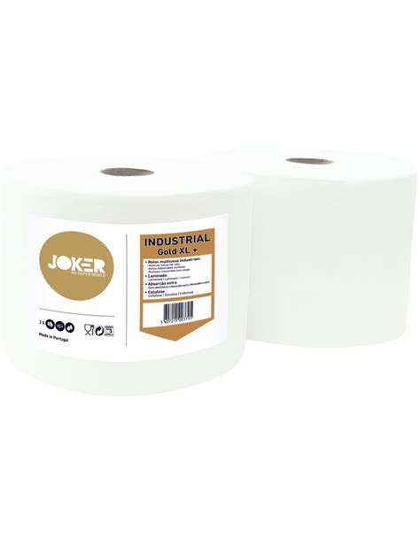 Rolo Industrial Folha Dupla Xl Unidades Joker