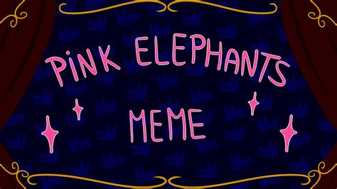 Pink Elephants Oc Animation Meme Flashing Warning Youtube