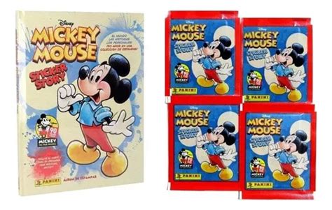 Pack Album Tapa Dura Sobres Mickey Mouse A Os Panini Cuotas