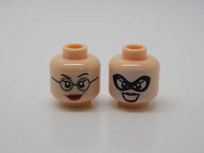 Lego Minifigure Open Mouthed Smile Pattern Dr Harleen Quinzel Ebay