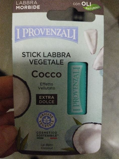 I Provenzali Stick Labbra Vegetale Cocco 5 5 Ml INCI Beauty