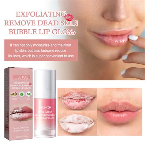 Rdeuod Lip Balm Full Lip Exfoliating Dead Skin Nourish Bubble Moisten