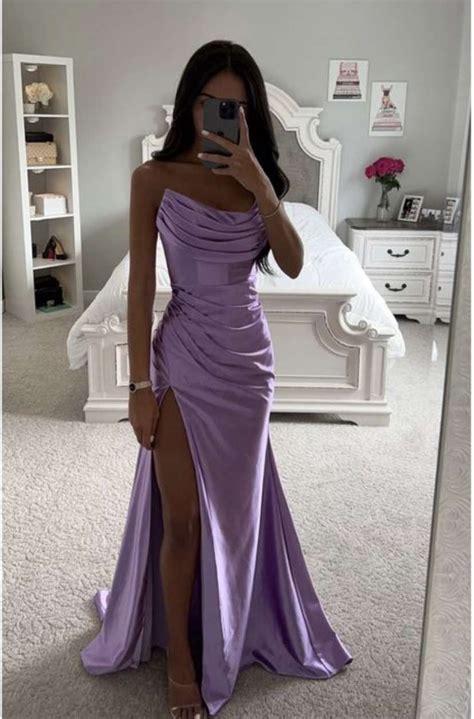 Pastel Purple Prom Dress