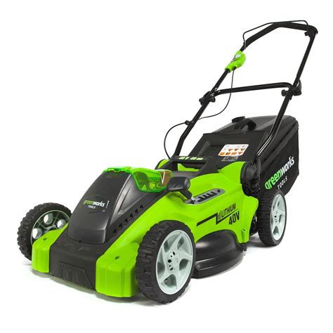 Greenworks G40lm40k2x 40v Cordless Lawn Mower With2 X 2ah Batteries And Charger