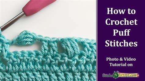 How To Crochet Puff Stitches Complete Beginners Guide Detailed Video