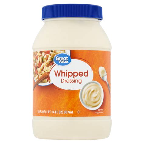 Great Value Whipped Dressing 30 Fl Oz