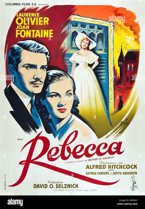 Rebecca Year 1940 Usa Director Alfred Hitchcock Laurence Olivier