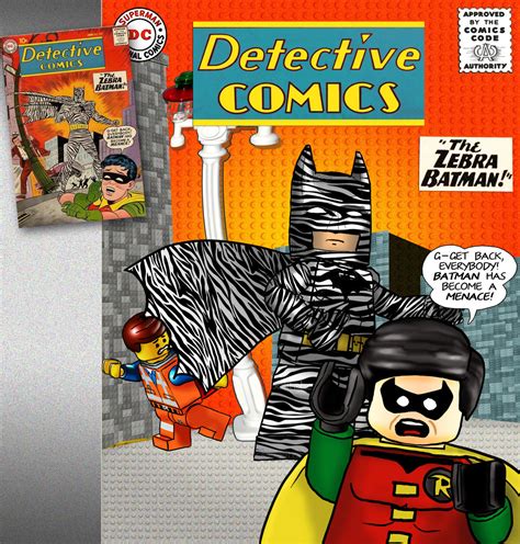 Lego Minifigures In Comics And Comic Book Covers Recreated With Lego