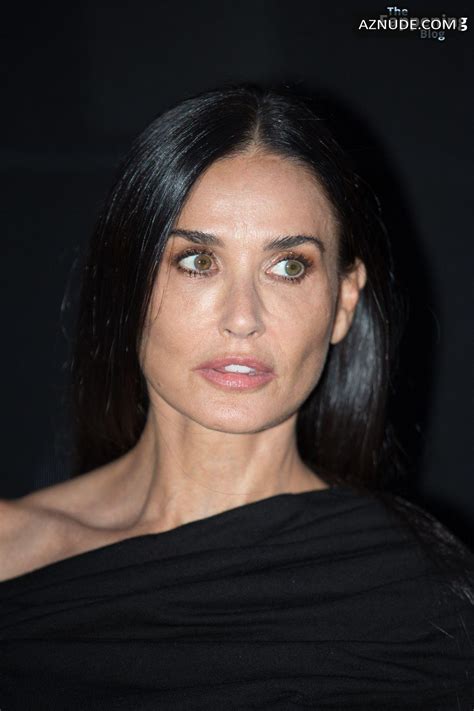 Demi Moore Flaunts Her Sexy Look At Paris Fashion Week Aznude